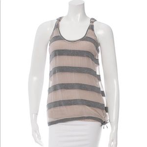 BRUNELLO CUCINELLI Striped Sleeveless Top